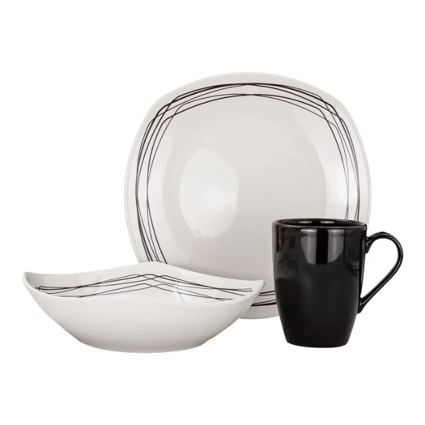 Vajilla de cerámica 9 piezas Deka Corona MOD.  VL133B030109 (2)