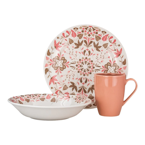 Vajilla de cerámica 9 piezas Constanza Corona MOD.  VL131G030109 (2)