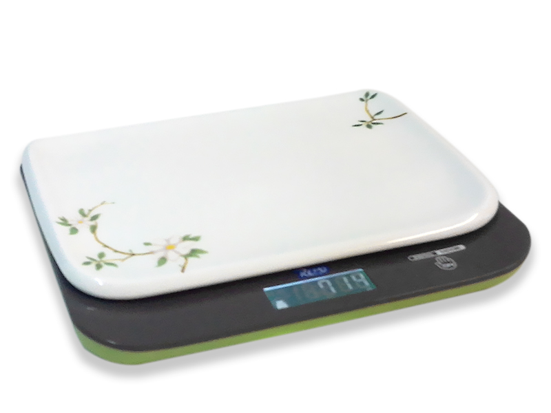 Bascula Cocina Base Porcelana Verde Mod Ek9510 74(BAJA)