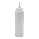 Botella dispensadora para aderezo transparente 8 oz