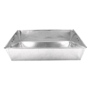 Charola Galvanizada con asas 42 x 30 cm de aluminio(BAJA)