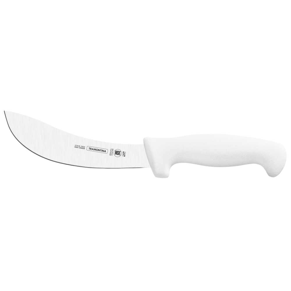 Cuchillo para despellejar curvo 6" Profesional blanco Tramontina