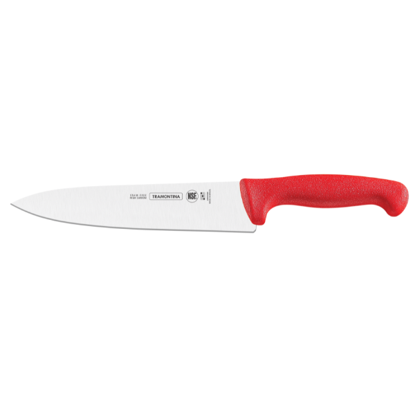 Cuchillo profesional para Chef 10 pulgadas rojo Tramontina