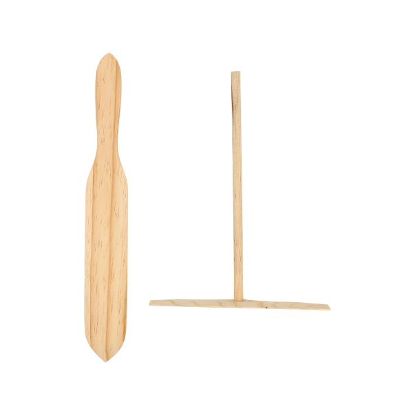 Espátula crepera de madera&