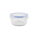 Contenedor hermético circular de vidrio 370 ml