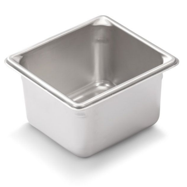 Inserto Acero Inoxidable Sexto 1/6, Profundidad 10 cm 4"(BAJA)