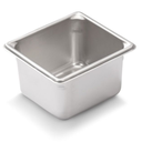 Inserto Acero Inoxidable Sexto 1/6, Profundidad 10 cm 4"(BAJA)