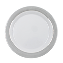 Plato extendido 10.5" 26 cm melamina Premium Elegantza Gris