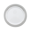 Plato extendido 9" 23 cm melamina Premium Elegantza Gris