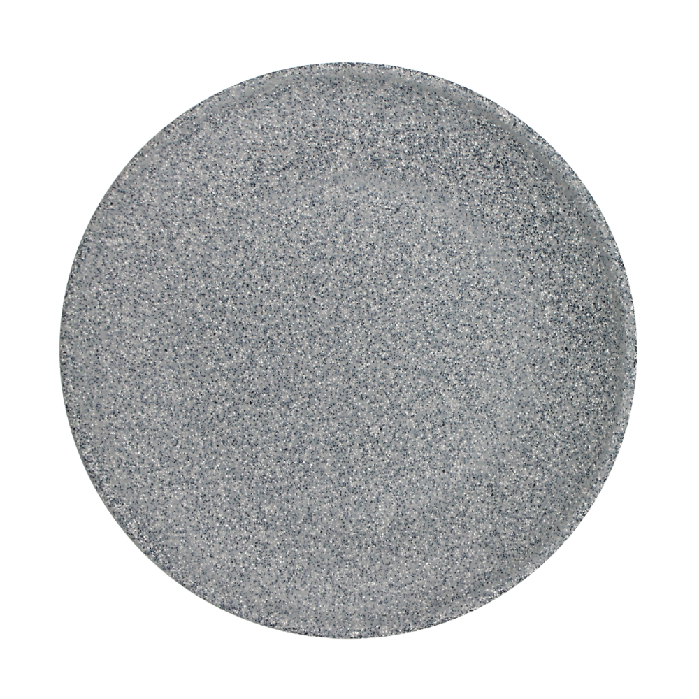 Plato trinche Cup 10" 26 cm pulgadas melamina Gray Granite Tavola