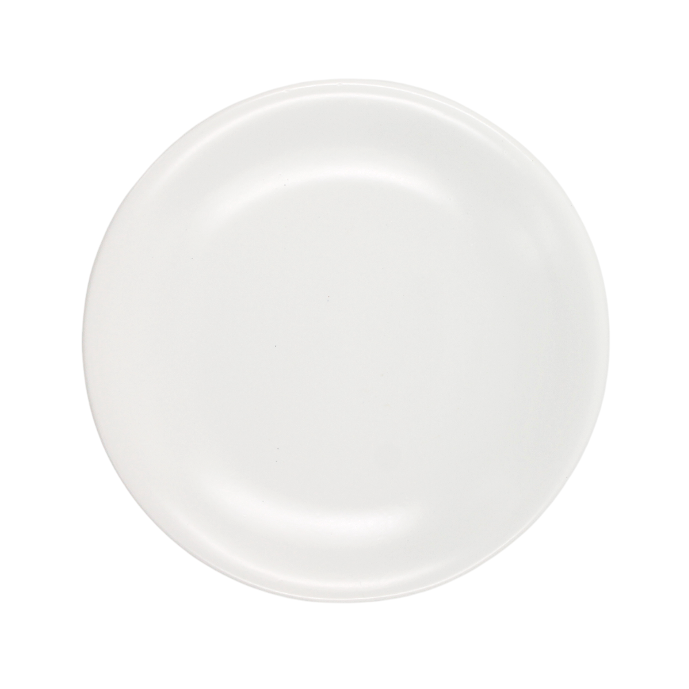 Plato Trinche 23 Cm Chena Blanco Mate #