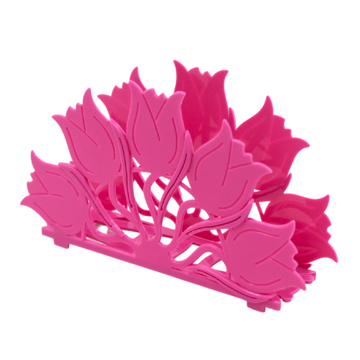 [1466198] Servilletero de plástico Tulipanes colores 12 piezas