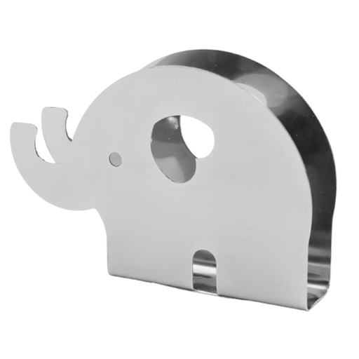 [1386328] Servilletero de Elefante Acero Inoxidable