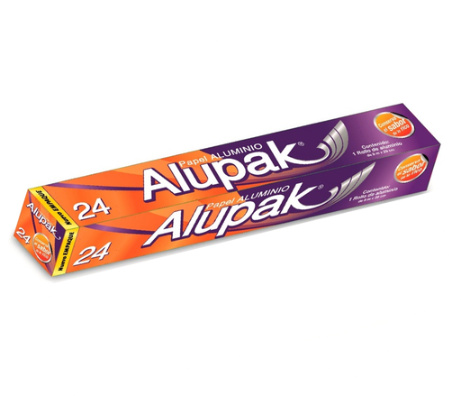 [1829440] Rollo de Papel Aluminio Alupak 24 metros (BAJA)