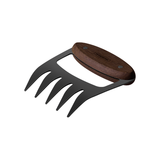 [5011848] Garra multiusos Tramontina Churrasco negra con hoja de acero inoxidable oscurecido y mango de madera