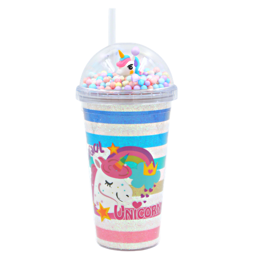 [1530582] Vaso térmico decorado Arcoiris 450 ml (BAJA)