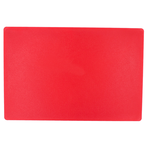 [1162887] Tabla para picar de plástico rojo 45x30x2.54 cm / 12"x18"x1"@