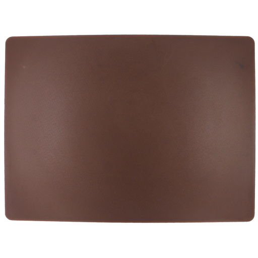 [1162898] Tabla para picar de plástico café 45x60x1.27 cm / 18"x24"x1/2"@