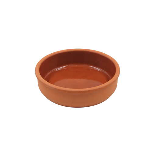 [1530723] Tazón redondo para hornear de barro 14x4 cm