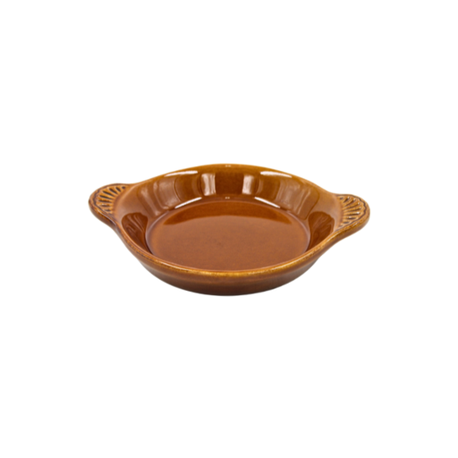 [16160507] Plato huevo fallido 8 oz marrón laredo