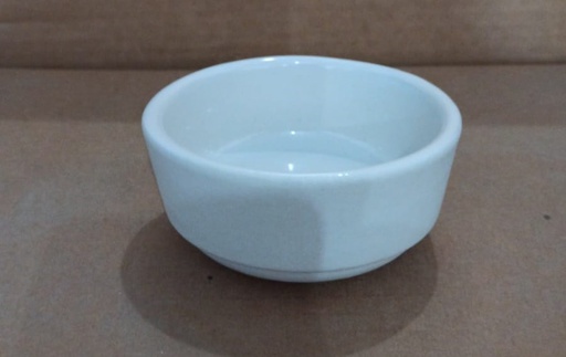 [16160920] Salsero Apilable 5 Oz. Blanco