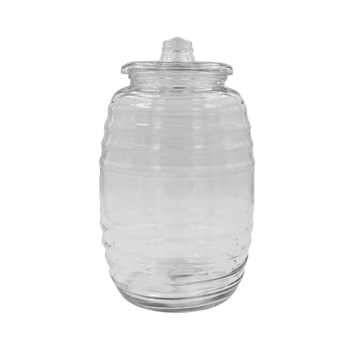 [1339187] Vitrolero con tapa de vidrio 10 litros