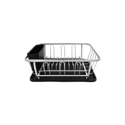 [9990144] Escurridor aluminio con charola y portacubiertos