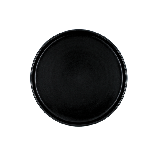 [191985] Plato trinche 19 cm Mediterráneo negro mate Anfora (Especial)