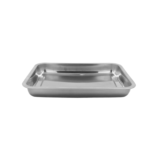 [1018232] Charola de acero inoxidable 36 x 27 cm