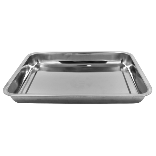 [1018233] Charola Acero Inoxidable. 40X30 Cms