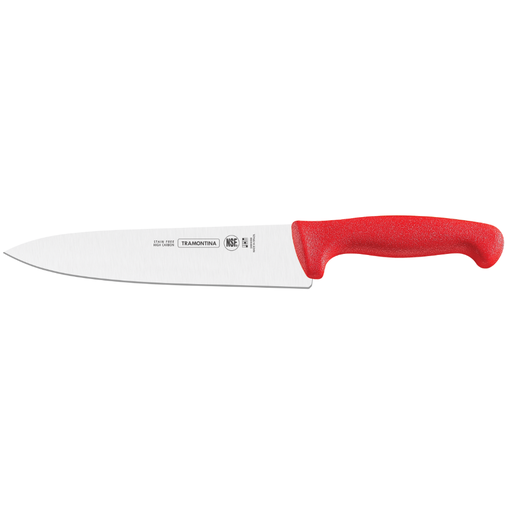 [501473] Cuchillo profesional para Chef 8 pulgadas rojo Tramontina