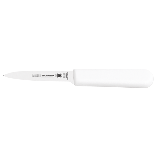 [5011428] Cuchillo mondador recto 4" Profesional blanco Tramontina