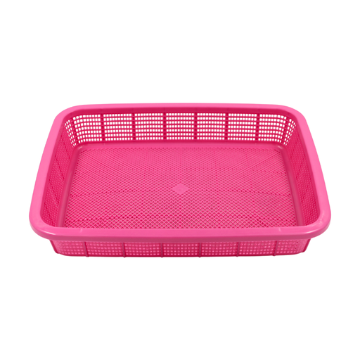 [1466204] Colador rectangular mediano de plástico Plastiapan