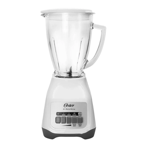 [1486206] Licuadora Soho Lite Blanca con botones vaso de vidrio