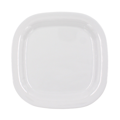 [1162529] Plato cuadrado 10 pulgadas melamina blanca Tavola