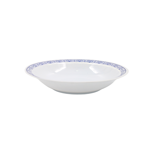 [1284361] Plato Hondo 8" 20 cm Melamina Dec. Talavera Azul