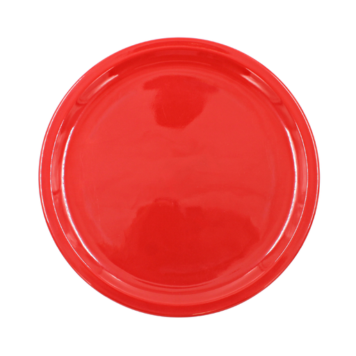 [1284230] Plato trinche extendido 10" 25 cm melamina roja