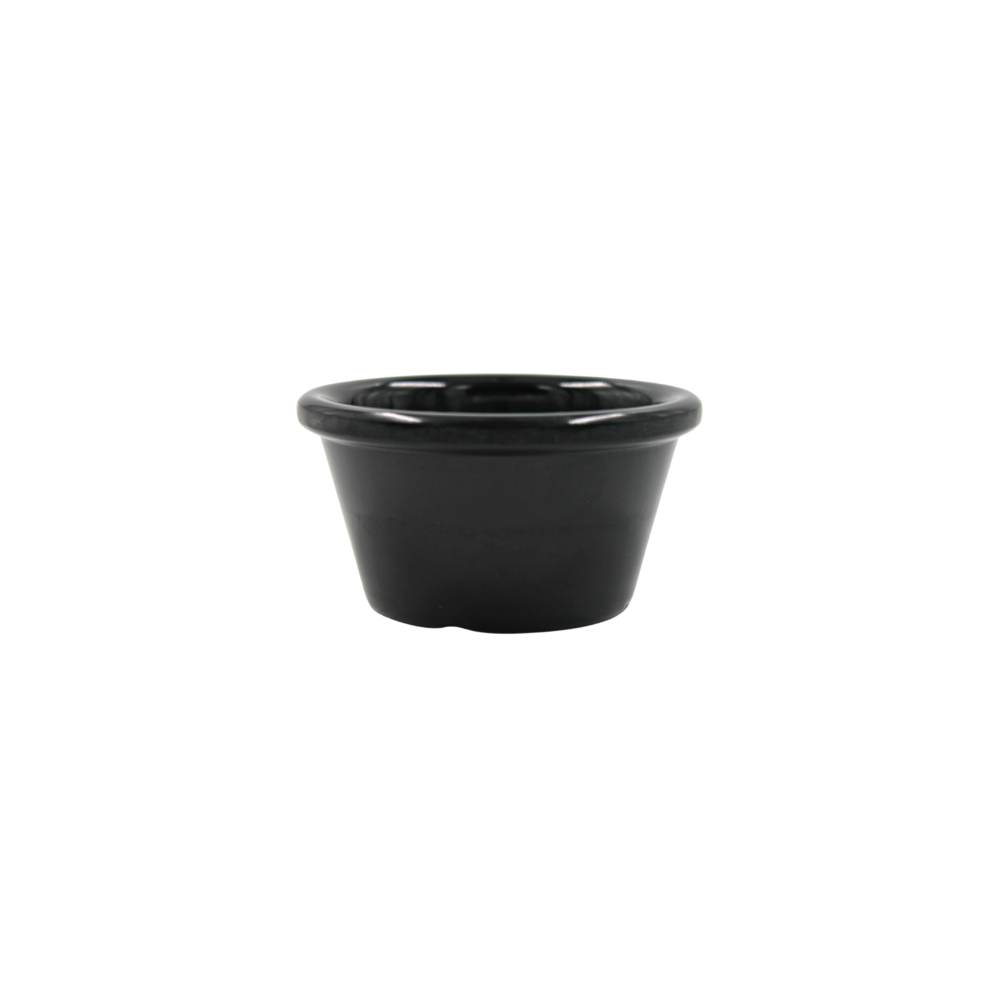 Ramekin HENDI Negro – Capacidad 0.045 L – Medidas ø60 X 35 Mm – Para Postres, Soufflés O Salsas